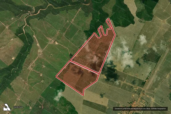 Imagem de satélite de Infração da Flora em Açailândia - MA