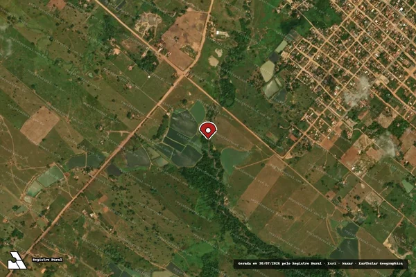 Imagem de satélite — Embargo Ambiental - Mirante da Serra/RO