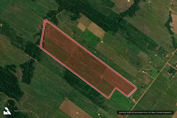 Imagem de satélite de Infração da Flora em Porto Velho - RO