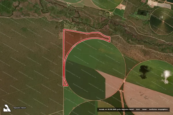 Imagem de satélite de Infração Ambiental em Luís Eduardo Magalhães - BA