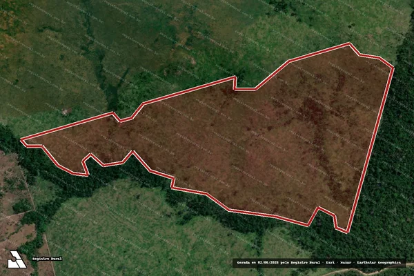 Imagem de satélite de Infração da Flora em Altamira - PA