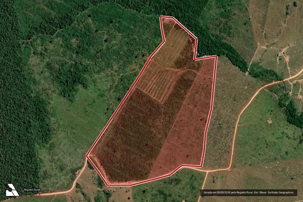 Imagem de satélite de Infração Ambiental em Porto Velho - RO