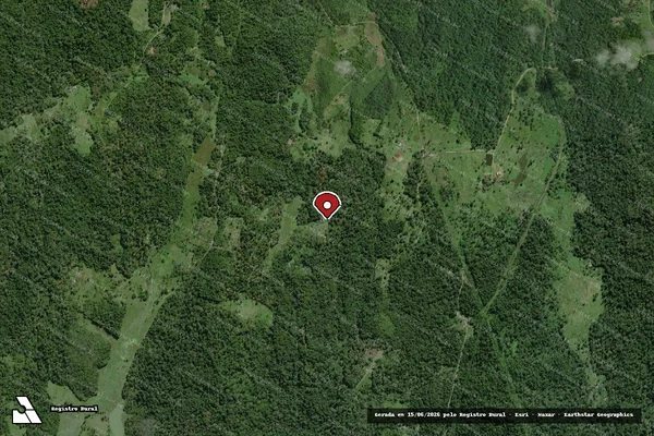 Imagem de satélite — Embargo IBAMA — Infração da Flora — Uruçuca/BA