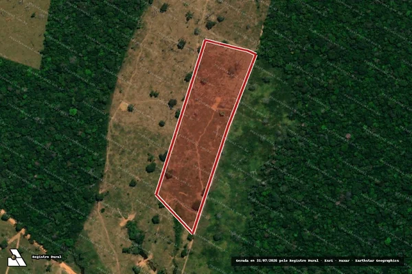 Imagem de satélite de Infração da Flora em Porto Acre - AC