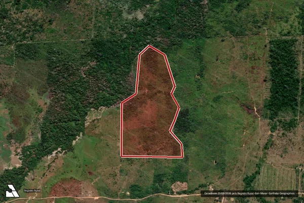 Imagem de satélite de Desmatamento em Colniza - MT