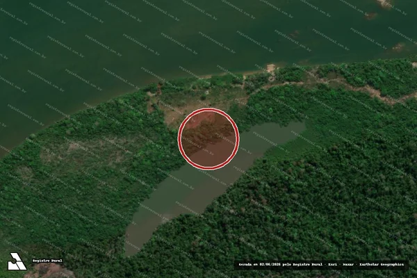 Imagem de satélite de Infração Ambiental em São Félix do Xingu - PA
