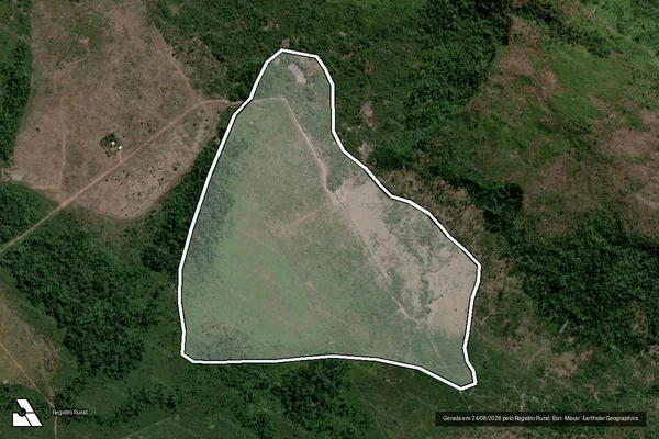 Imagem de satélite de Infração da Flora em Altamira - PA