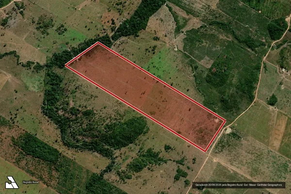 Imagem de satélite de Infração Ambiental em Peixoto de Azevedo - MT