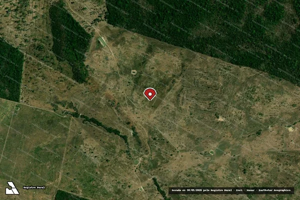 Imagem de satélite — Embargo IBAMA — Infração da Flora — Água Azul do Norte/PA