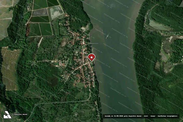 Imagem de satélite — Embargo Ambiental — Santa Rita/PB