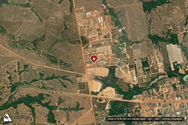 Imagem de satélite — Embargo IBAMA — Infração da Flora - Nova Monte Verde/MT