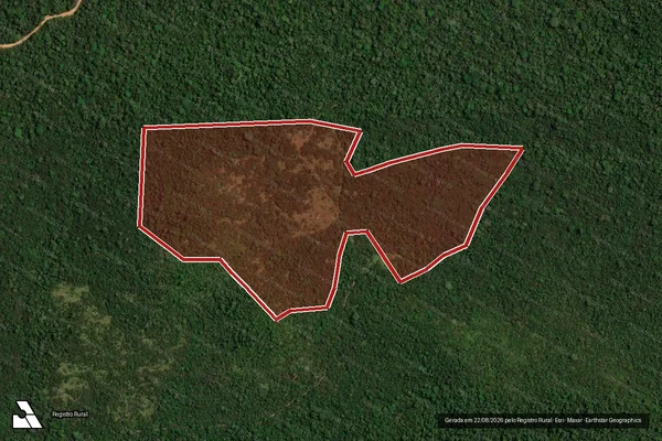 Imagem de satélite de Infração Ambiental em Cotriguaçu - MT