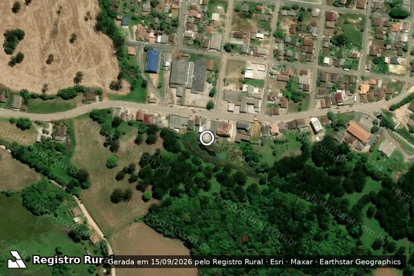 Imagem de satélite de Infração Ambiental em Castro - PR
