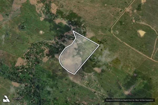 Imagem de satélite de Desmatamento em Boca do Acre - AM