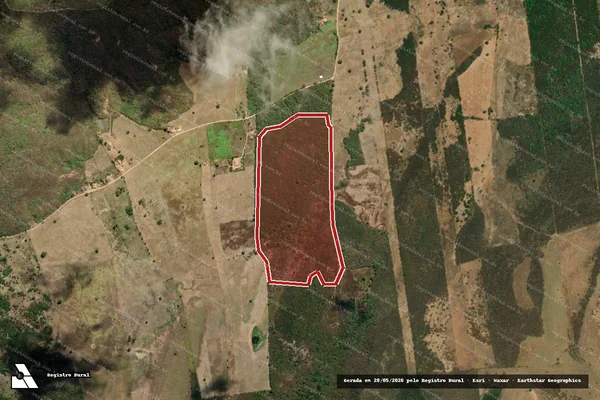 Imagem de satélite — Embargo IBAMA — Infração da Flora — Iguatu/CE