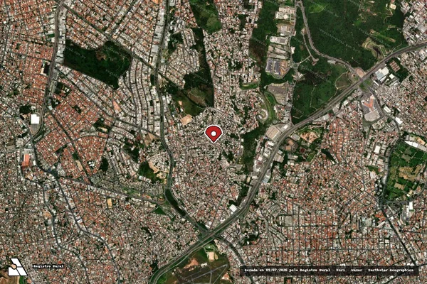Imagem de satélite — Embargo IBAMA — Infração da Fauna - Belo Horizonte/MG