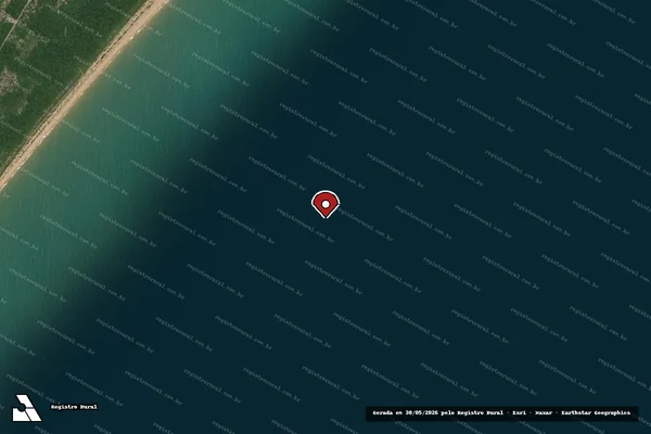 Imagem de satélite — Embargo Ambiental - Aracruz/ES