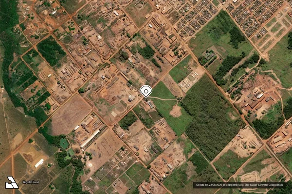 Imagem de satélite — Embargo IBAMA — Infração da Flora - Aripuanã/MT