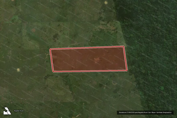 Imagem de satélite de Infração da Flora em Porto Acre - AC