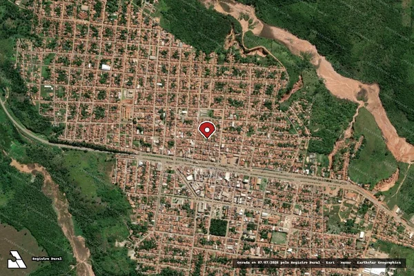 Imagem de satélite — Embargo IBAMA — Infração Ambiental - Buriticupu/MA