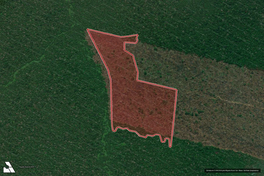 Imagem aérea do item A