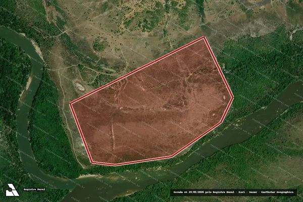 Imagem de satélite de Infração Ambiental em Amajari - RR