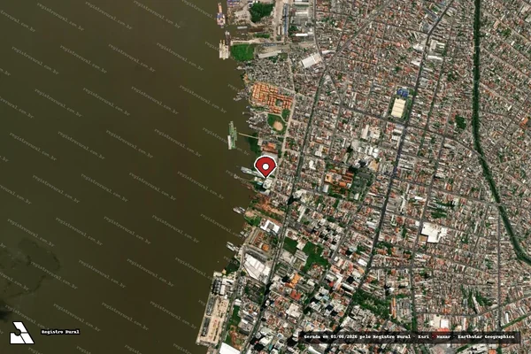 Imagem de satélite — Embargo IBAMA — Infração de Administração Ambiental(Não Classificada-Móvel) - Belém/PA