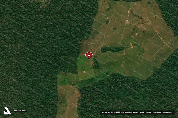 Imagem de satélite — Embargo IBAMA — Infração da Flora — Rio Branco/AC