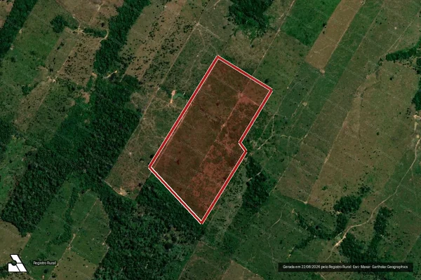 Imagem de satélite de Infração da Flora em Porto Velho - RO