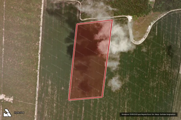 Imagem de satélite de Infração Ambiental em Querência - MT