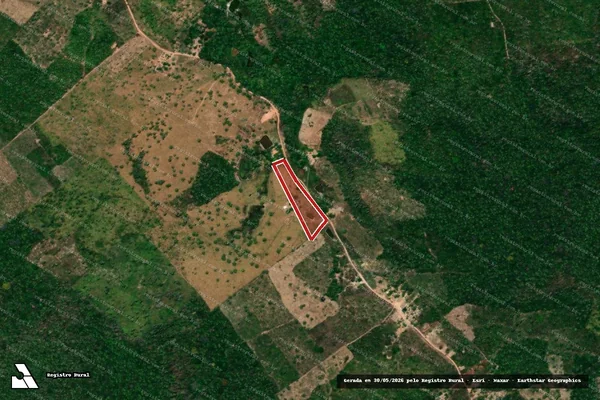 Imagem de satélite — Embargo IBAMA — Infração Ambiental — Buritirana/MA