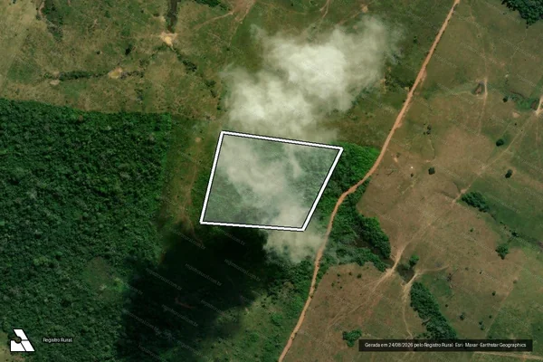 Imagem de satélite — Embargo IBAMA — Infração da Flora - Rio Branco/AC