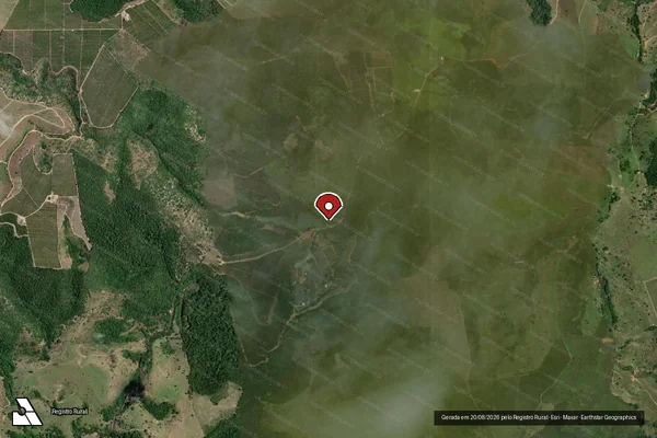 Imagem de satélite — Embargo IBAMA — Infração Ambiental - Itabela/BA