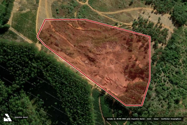 Imagem de satélite de Infração Ambiental em Baixo Guandu - ES