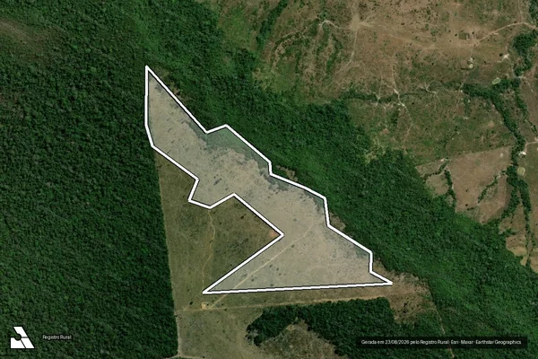 Imagem de satélite de Infração da Flora em Aripuanã - MT