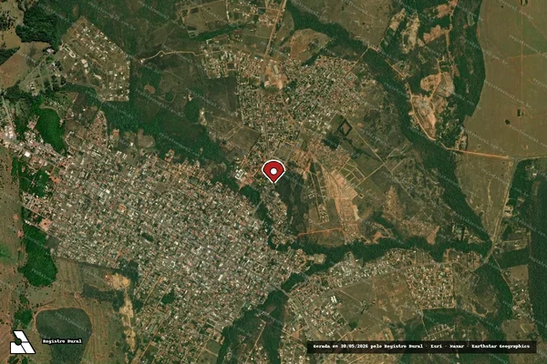 Imagem de satélite — Embargo IBAMA — Infração Ambiental - Bonito/MS