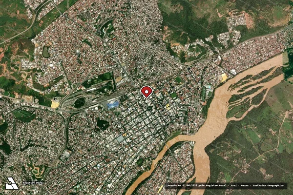 Imagem de satélite de Infração da Fauna em Governador Valadares - MG (marcador da localização)