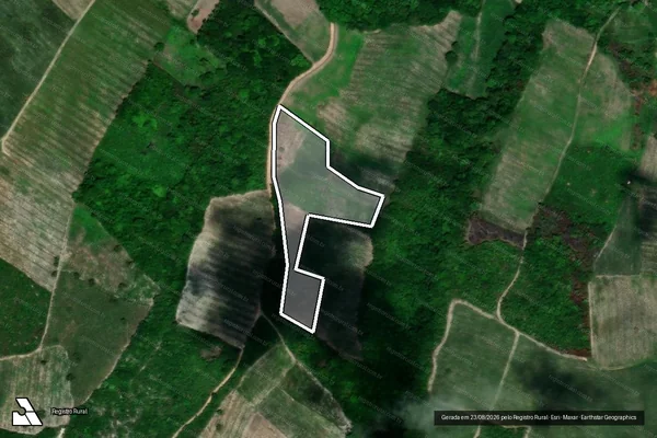 Imagem de satélite de Infração Ambiental em Baía da Traição - PB