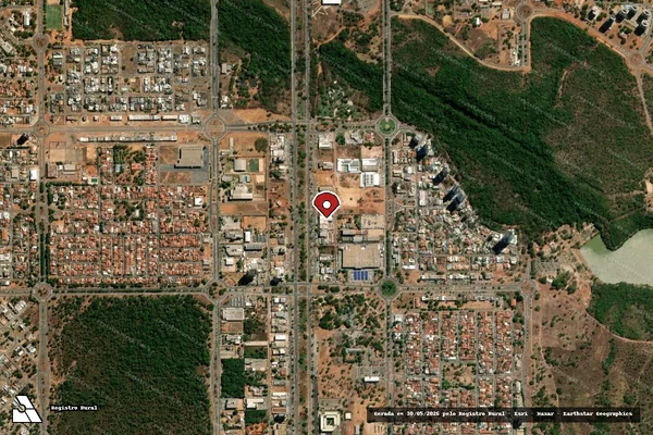 Imagem de satélite — Embargo IBAMA — Infração da Flora — Almas/TO