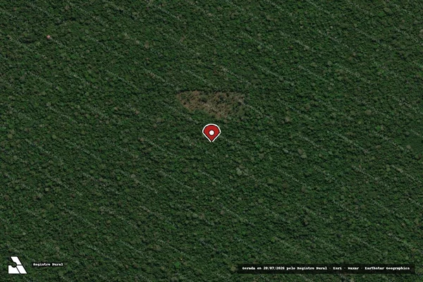 Imagem de satélite — Embargo IBAMA — Infração da Flora - Colniza/MT
