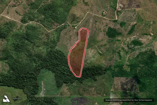 Imagem de satélite de Infração Ambiental em Cotriguaçu - MT