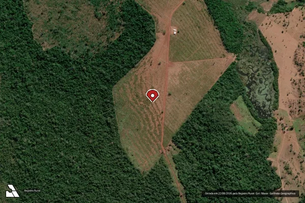 Imagem de satélite — Embargo Ambiental - Alta Floresta/MT