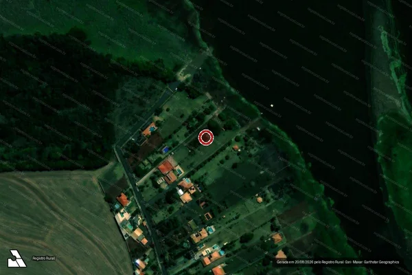 Imagem de satélite de Infração Ambiental em Sertanópolis - PR