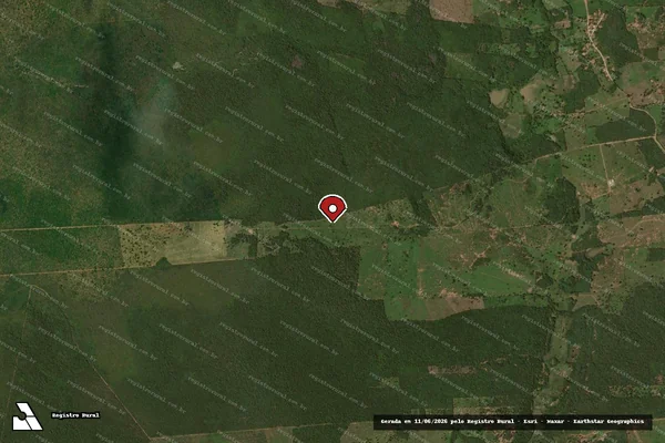Imagem de satélite — Embargo IBAMA — Infração da Flora — Santa Maria da Vitória/BA