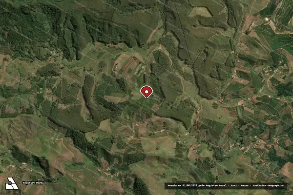 Imagem de satélite de Infração da Fauna em Juiz de Fora - MG (marcador da localização)