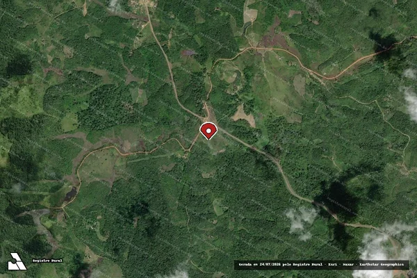 Imagem de satélite — Embargo IBAMA — Infração Ambiental — Maraú/BA