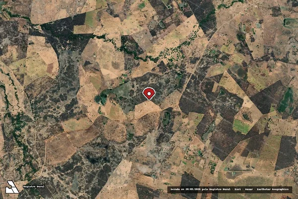 Imagem de satélite — Embargo IBAMA — Infração da Flora — Caetité/BA