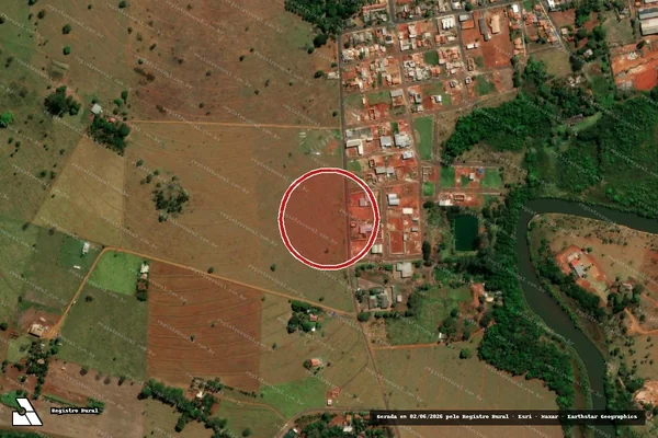 Imagem de satélite de Infração Ambiental em Costa Rica - MS
