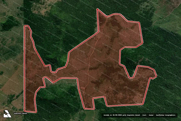 Imagem de satélite de Infração da Flora em Altamira - PA