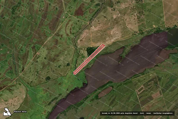Imagem de satélite de Infração Ambiental em Batayporã - MS